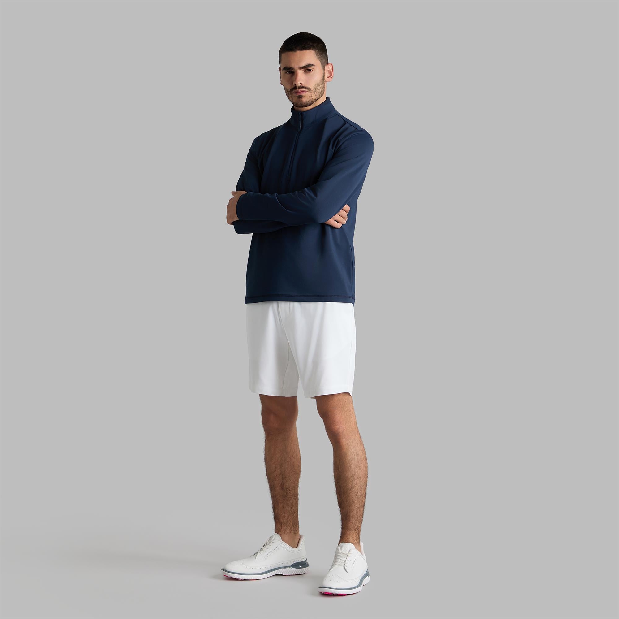 G/FORE Lightweight French Terry Mens Golf Mid Layer Twilight